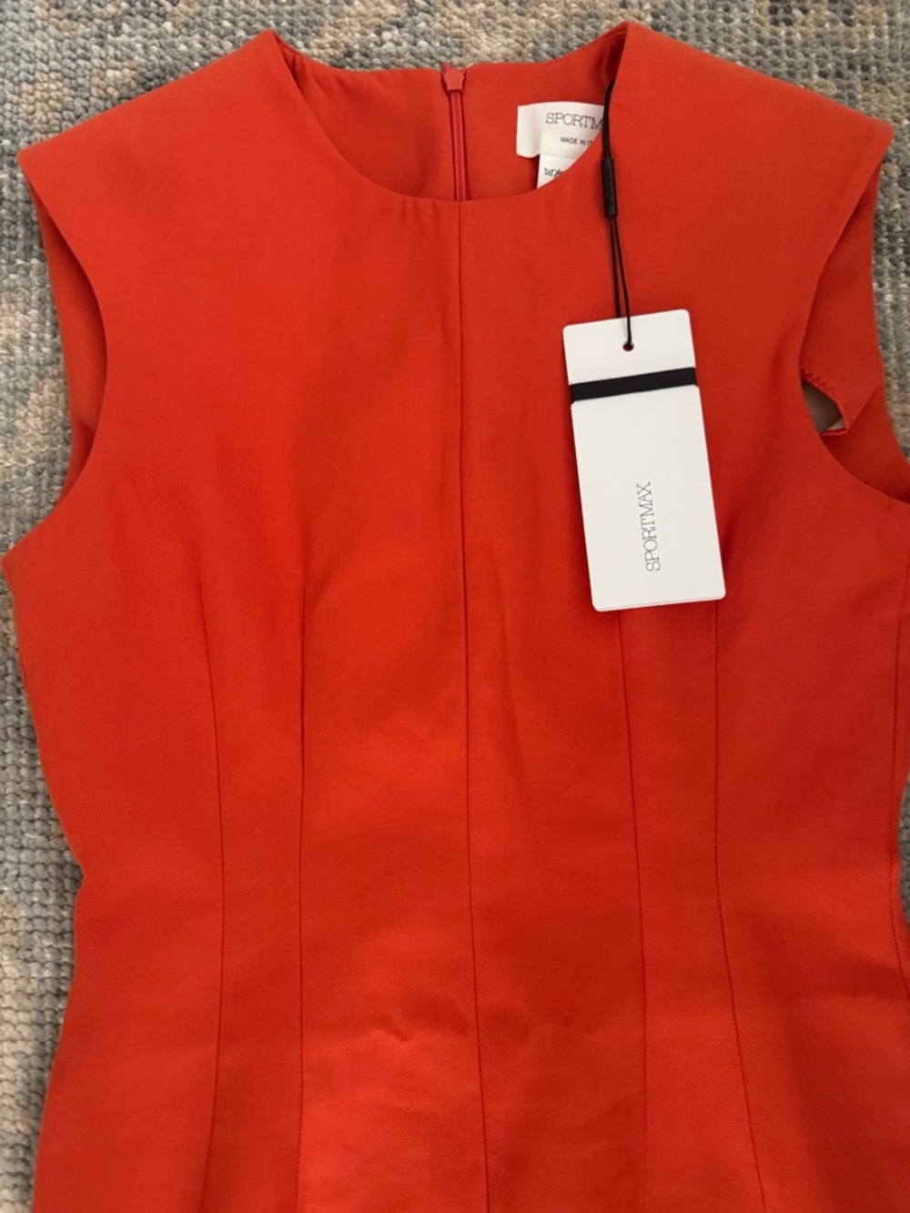 Sportmax Max Mara Red Midi Dress